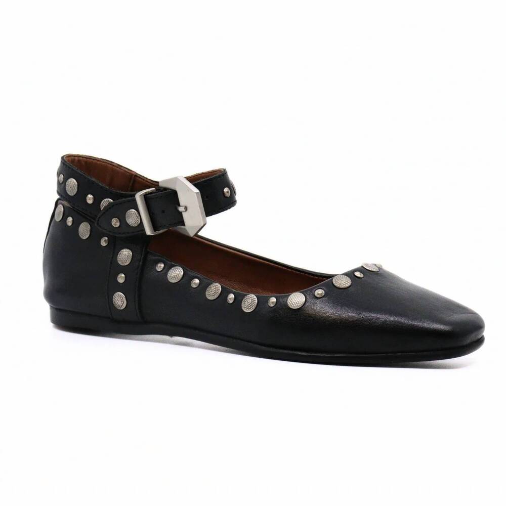 NEW FREE PEOPLE women's mystic mary jane flats in black